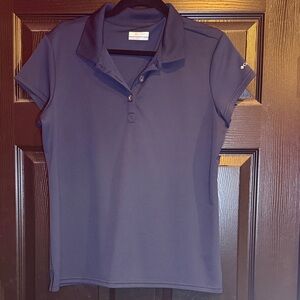 Columbia Women’s Short Sleeve Polo in Navy Blue